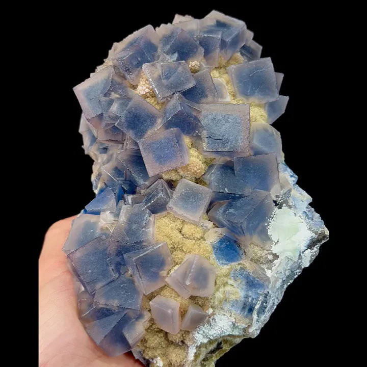 Natural Blue Fluorite,Cube Mineral Specimen: FUJIAN (180*130*75mm) - image 3
