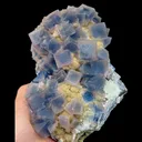 Natural Blue Fluorite,Cube Mineral Specimen: FUJIAN (180*130*75mm) - image 3