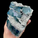 Natural Blue Fluorite,Granulate Mineral Specimen,High Quality Specimen:FUJIAN,China (155*65*113mm) - image 3