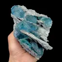 Natural Blue Fluorite,Granulate Mineral Specimen,High Quality Specimen:FUJIAN,China (155*65*113mm) - image 1