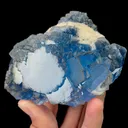 Natural Blue Fluorite,Ladder Pattern Mineral Specimen:YAOGANGIAN (100*50*80mm) - image 2