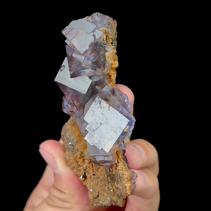 Natural Blue Fluorite,Ladder Pattern Mineral Specimen:Yaogangxian(90*25*60mm) - image 3