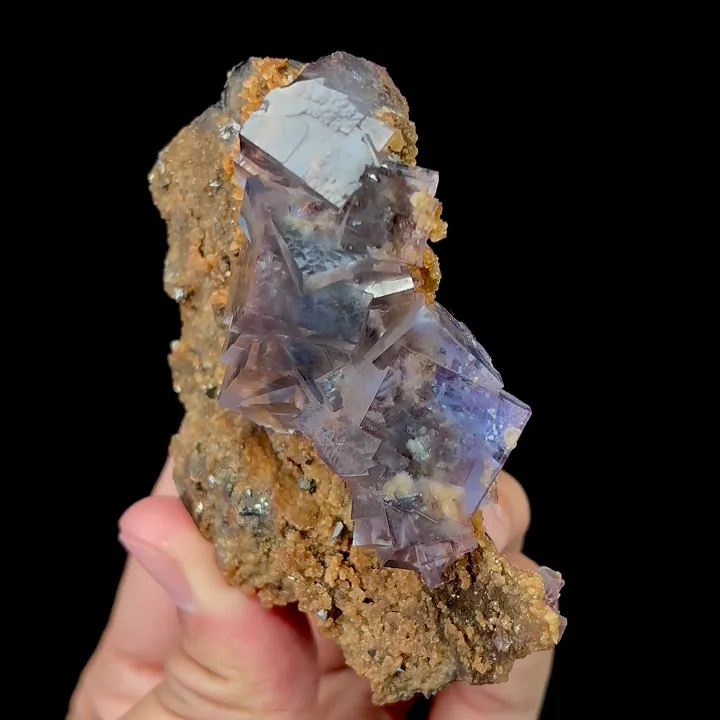 Natural Blue Fluorite,Ladder Pattern Mineral Specimen:Yaogangxian(90*25*60mm) - image 2