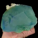 Natural Blue Green Fluorite and Calcite Mineral Specimen,High Quality Specimen,FUJIAN,CHINA(135*130*110mm) - image 2