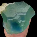Natural Blue Green Fluorite and Calcite Mineral Specimen,High Quality Specimen,FUJIAN,CHINA(135*130*110mm) - image 3
