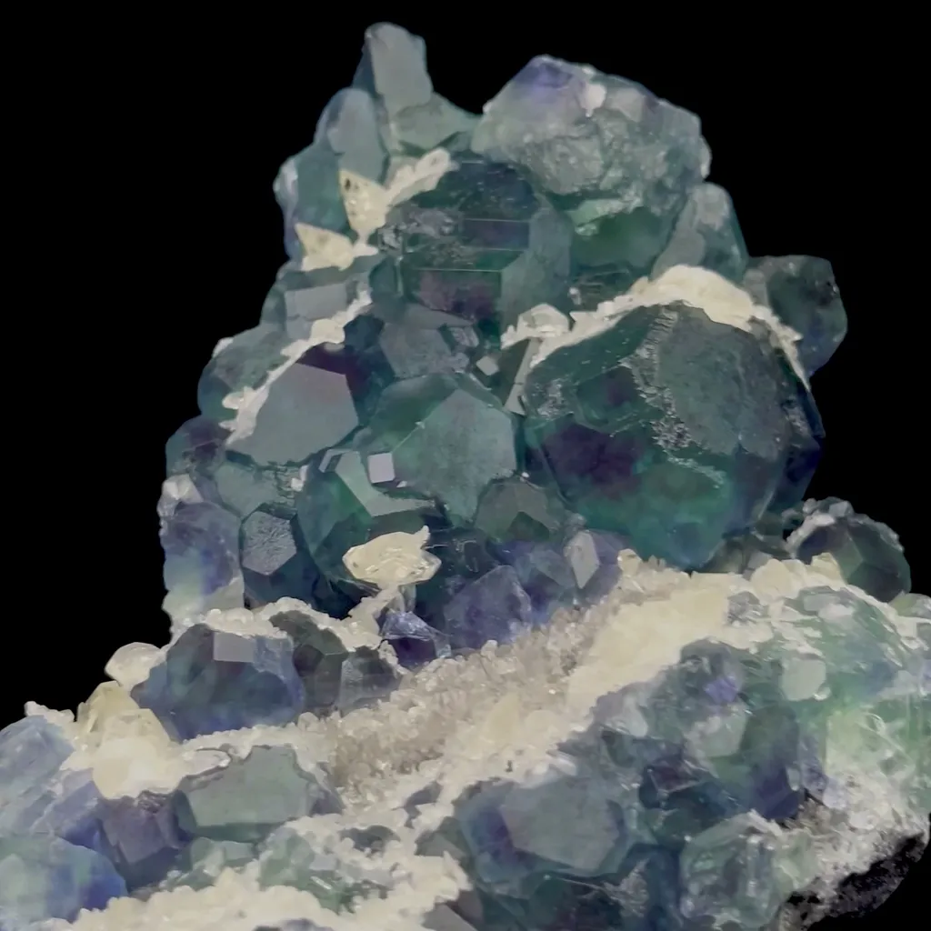 Natural Blue Green Fluorite and Calcite Mineral Specimen,High Quality Specimen,FUJIAN,CHINA(220*150*60mm) - image 3
