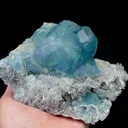 Natural Blue Green Fluorite and Crystal Mineral Specimen,High Quality Specimen,FUJIAN,CHINA(153*112*70mm) - image 3