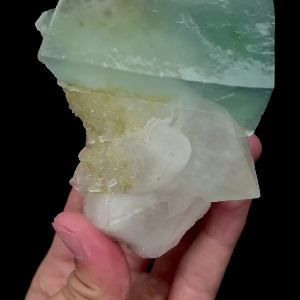 Natural Blue Green Fluorite and Crystal Mineral Specimen,High Quality Specimen,YAO GANG XIAN,HUNAN,CHINA(88*77*50mm) - image 3