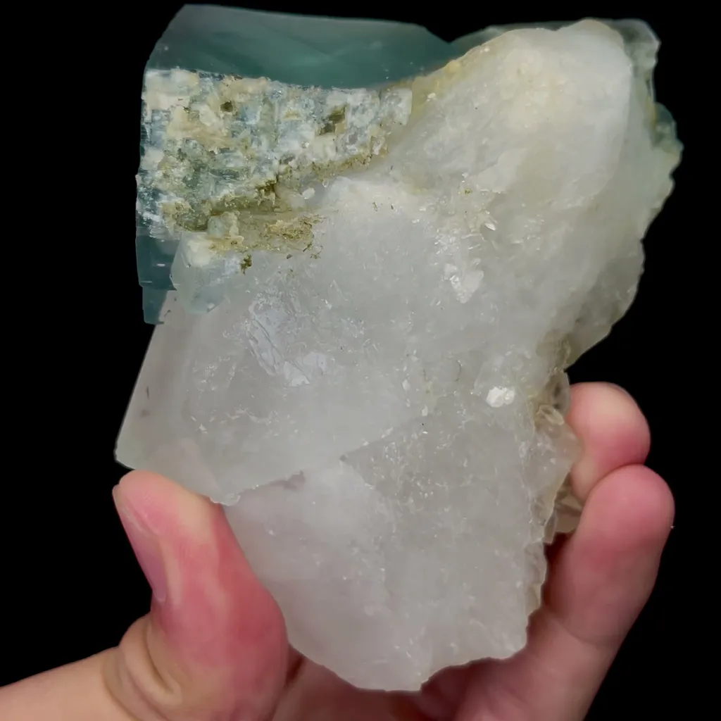 Natural Blue Green Fluorite and Crystal Mineral Specimen,High Quality Specimen,YAO GANG XIAN,HUNAN,CHINA(88*77*50mm) - image 4