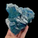 Natural Blue Green Fluorite Mineral Specimen,High Quality Specimen,FUJIAN,CHINA(100*107*68mm) - image 4