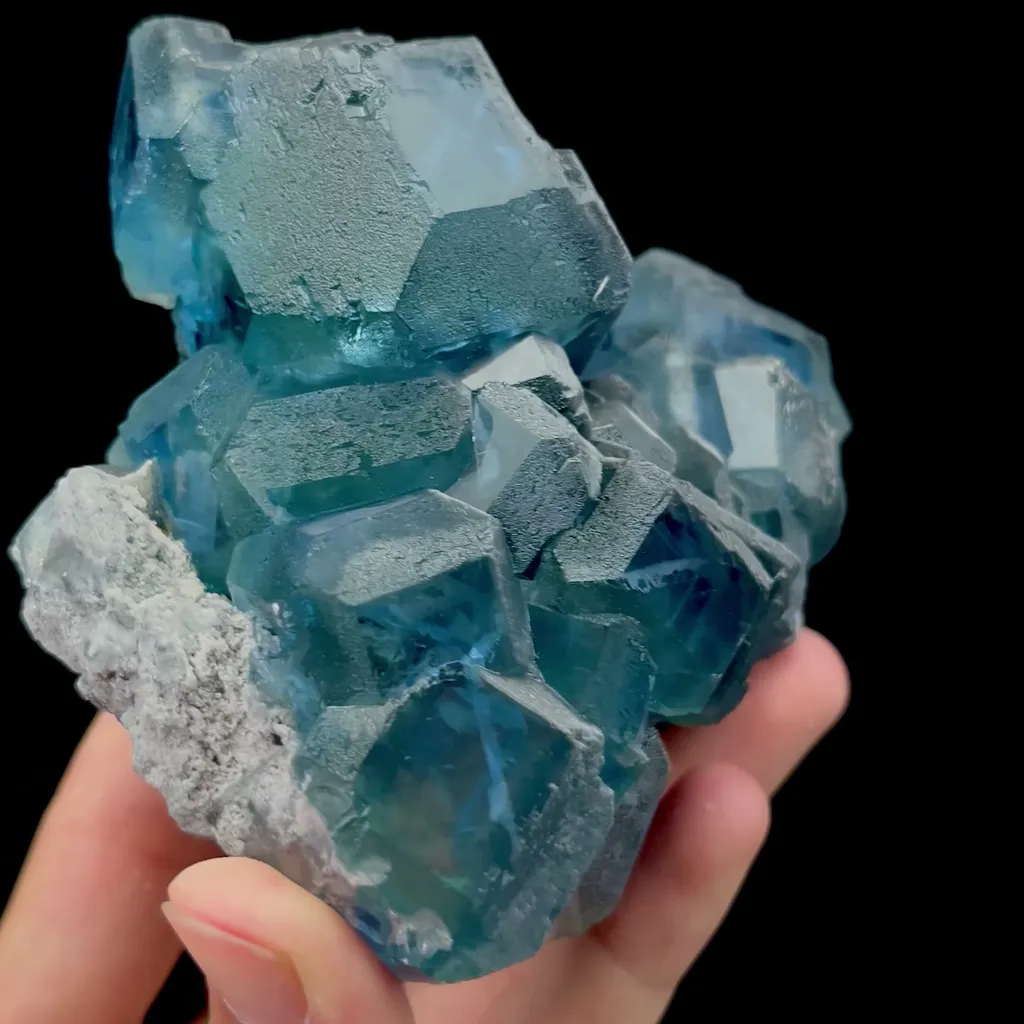 Natural Blue Green Fluorite Mineral Specimen,High Quality Specimen,FUJIAN,CHINA(100*107*68mm) - image 3
