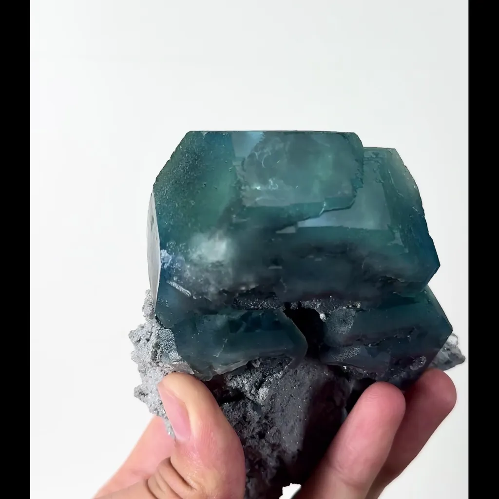 Natural Blue Green Fluorite Mineral Specimen,High Quality Specimen,FUJIAN,CHINA(115*95*60mm) - image 2