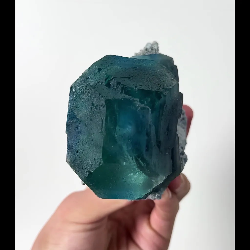Natural Blue Green Fluorite Mineral Specimen,High Quality Specimen,FUJIAN,CHINA(115*95*60mm) - image 4