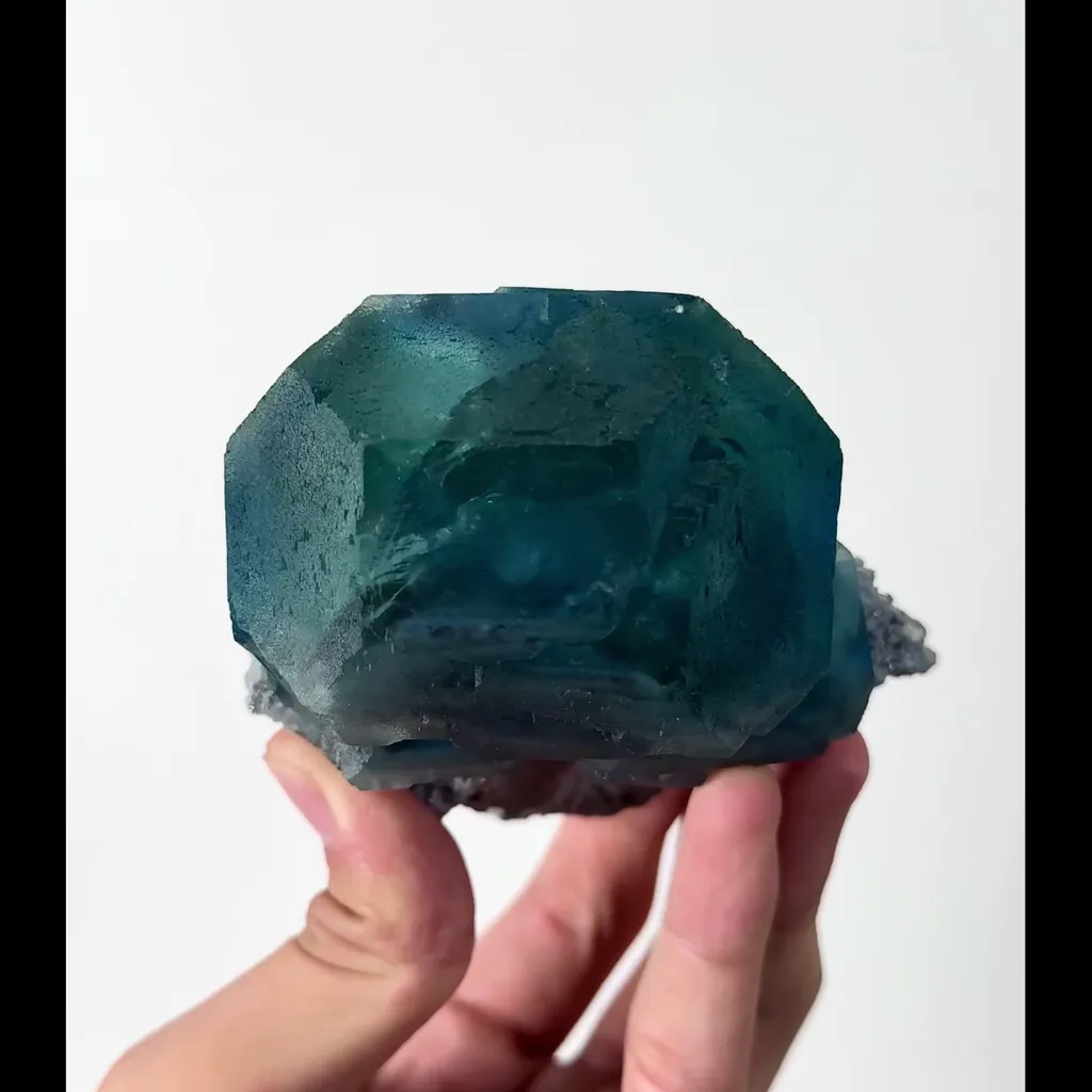 Natural Blue Green Fluorite Mineral Specimen,High Quality Specimen,FUJIAN,CHINA(115*95*60mm) image