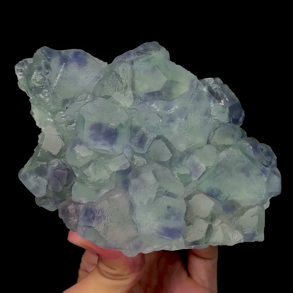 Natural Blue Green Fluorite Mineral Specimen,High Quality Specimen,FUJIAN,CHINA(135*100*44mm) image