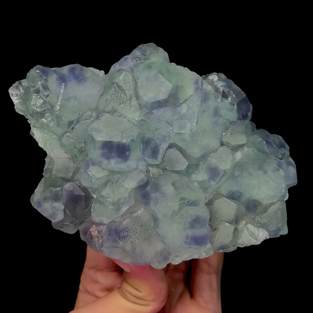 Natural Blue Green Fluorite Mineral Specimen,High Quality Specimen,FUJIAN,CHINA(135*100*44mm) - image 4