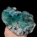 Natural Blue Green Fluorite Mineral Specimen,High Quality Specimen,FUJIAN,CHINA(160*120*85mm) - image 1