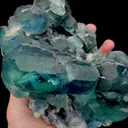 Natural Blue Green Fluorite Mineral Specimen,High Quality Specimen,FUJIAN,CHINA(160*120*85mm) - image 4