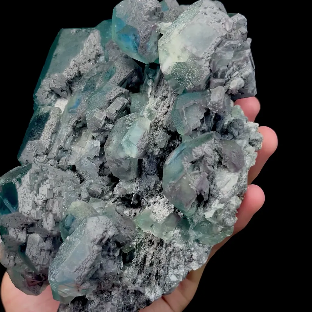 Natural Blue Green Fluorite Mineral Specimen,High Quality Specimen,FUJIAN,CHINA(160*120*85mm) - image 3