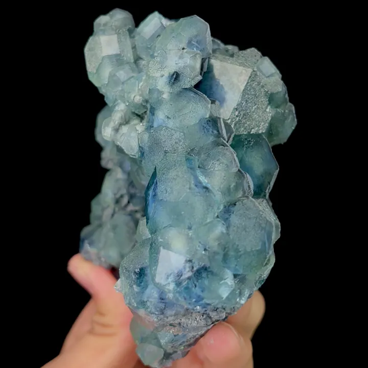 Natural Blue Green Fluorite,Cluster Mineral Specimen:FUJIAN (120*60*95mm) - image 2
