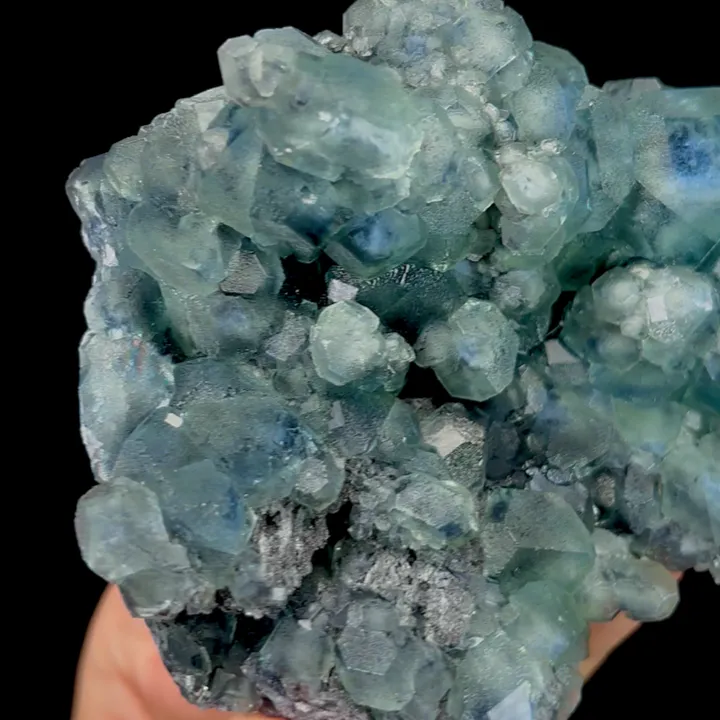 Natural Blue Green Fluorite,Cluster Mineral Specimen:FUJIAN (120*60*95mm) - image 4