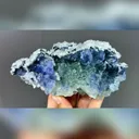 Natural Blue Green Phantom Fluorite comes from Fujian,China 150*80*45MM - image 5