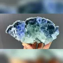 Natural Blue Green Phantom Fluorite comes from Fujian,China 150*80*45MM - image 3