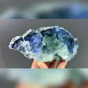 Natural Blue Green Phantom Fluorite comes from Fujian,China 150*80*45MM - image 2
