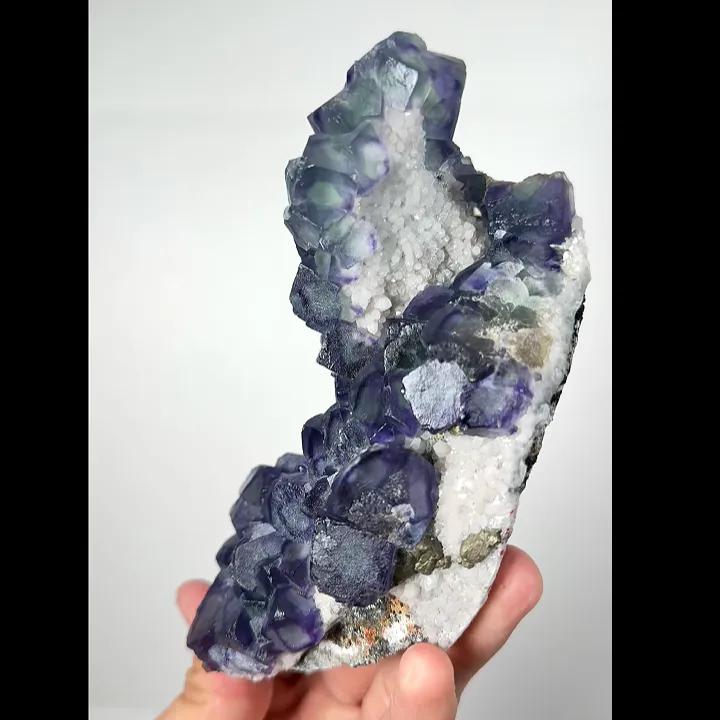 Natural Blue Green Phantom Fluorite, Mineral Specimen:Fujian,China (70*130*70MM) - image 3