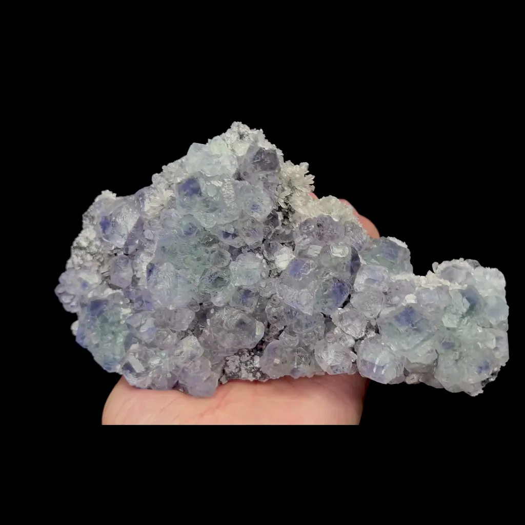 Natural Blue Green Phantom Fluorite Mineral Specimen,High Quality Specimen,FUJIAN,CHINA(1659341mm) - image 3