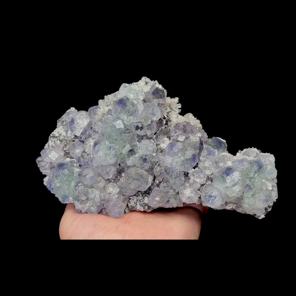 Natural Blue Green Phantom Fluorite Mineral Specimen,High Quality Specimen,FUJIAN,CHINA(1659341mm) - image 4