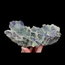 Natural Blue Green Phantom Fluorite Mineral Specimen,High Quality Specimen,FUJIAN,CHINA(180*66*78mm) - image 4
