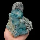 Natural Blue Green Spherical Fluorite Mineral Specimen,High Quality Specimen,FUJIAN,CHINA(135*110*70mm) - image 6