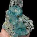 Natural Blue Green Spherical Fluorite Mineral Specimen,High Quality Specimen,FUJIAN,CHINA(135*110*70mm) - image 1
