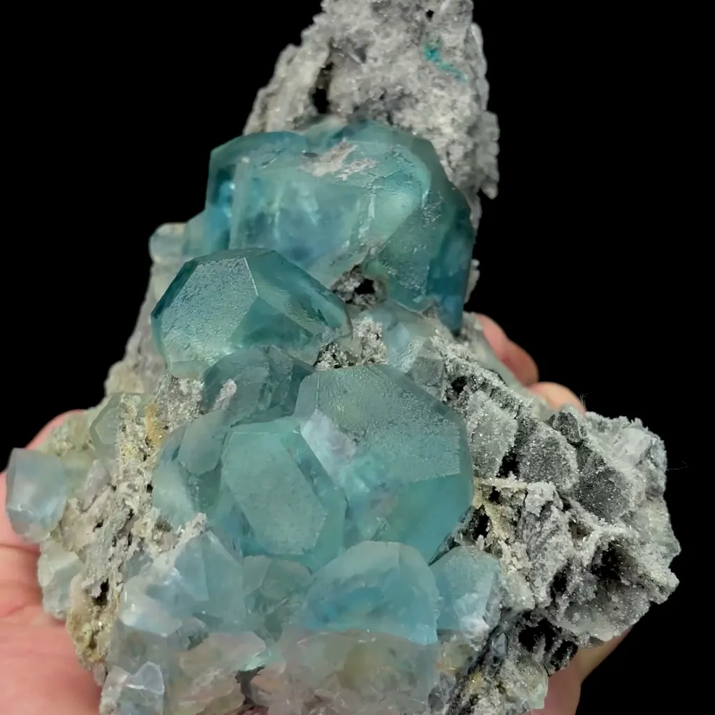 Natural Blue Green Spherical Fluorite Mineral Specimen,High Quality Specimen,FUJIAN,CHINA(135*110*70mm) - image 3