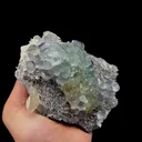 Natural Blue Green Stepped Fluorite and Calcite Mineral Specimen,High Quality Specimen,FUJIAN,CHINA(150*90*56mm) - image 2