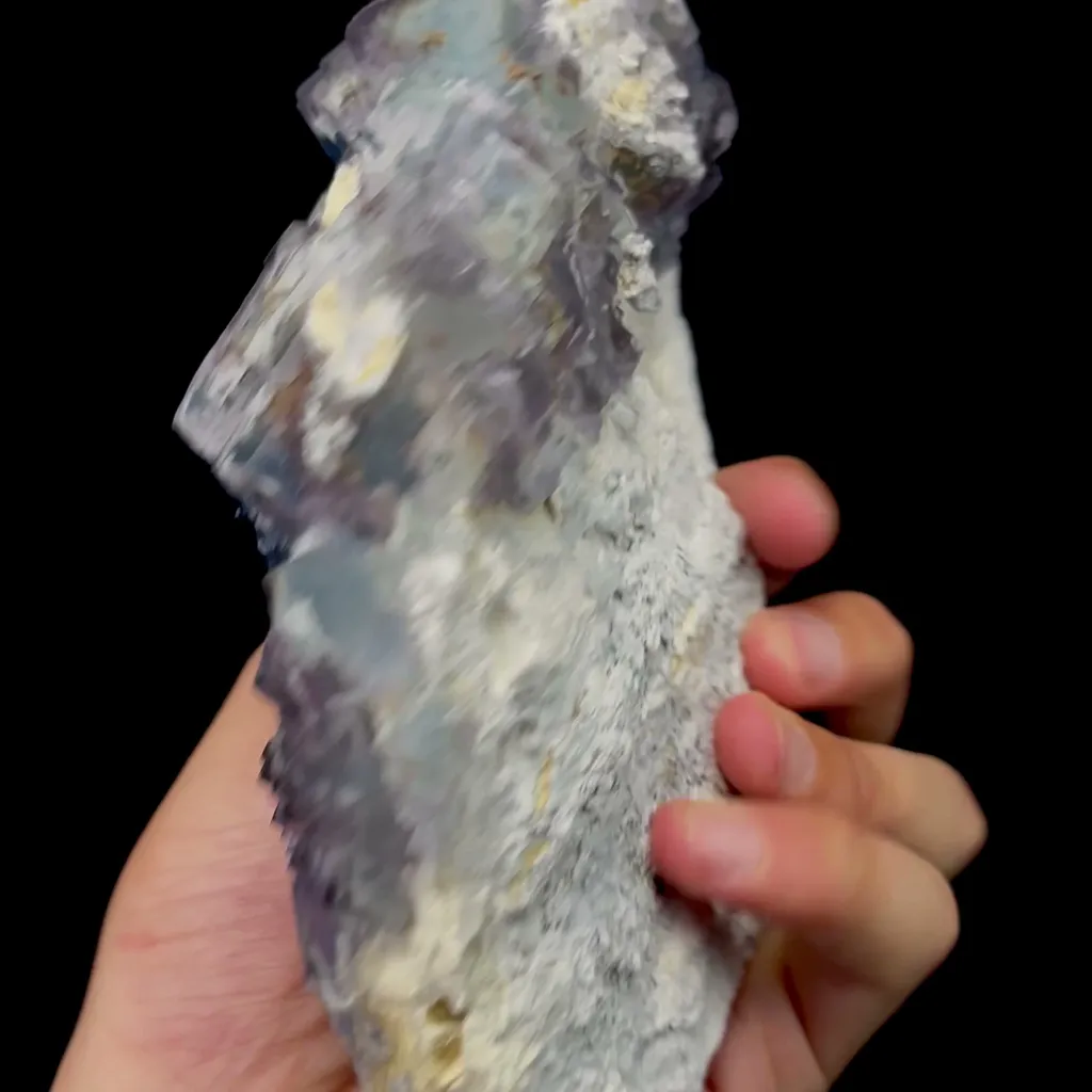 Natural Blue Green Stepped Fluorite Mineral Specimen,High Quality Specimen,YAO GANG XIAN,HUNAN,CHINA(200*100*56mm) - image 3