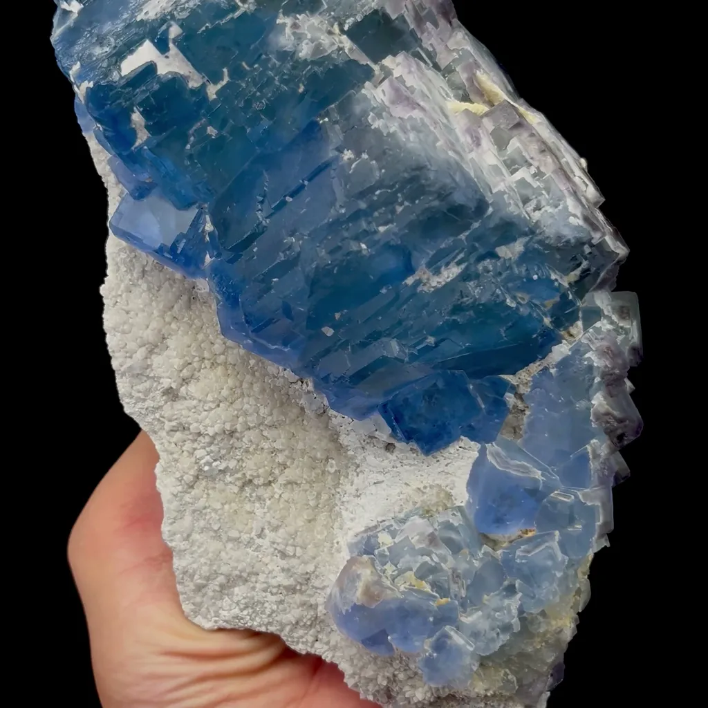 Natural Blue Green Stepped Fluorite Mineral Specimen,High Quality Specimen,YAO GANG XIAN,HUNAN,CHINA(200*100*56mm) - image 4