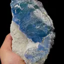 Natural Blue Green Stepped Fluorite Mineral Specimen,High Quality Specimen,YAO GANG XIAN,HUNAN,CHINA(200*100*56mm) - image 1