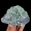 Natural Blue Heart Fluorite and Calcite, Mineral Specimen:Fujian,China (105*80*50MM) - image 1