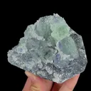 Natural Blue Heart Fluorite and Calcite, Mineral Specimen:Fujian,China (105*80*50MM) - image 2