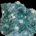 Natural Blue Heart Fluorite and Calcite, Mineral Specimen:Fujian,China (130*115*50MM) - image 4
