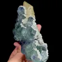 Natural Blue Heart Fluorite and Calcite, Mineral Specimen:Fujian,China (155*75*55MM) - image 2