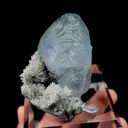 Natural Blue Heart Fluorite and Quartz, Mineral Specimen:Fujian,China (85*50*50MM) - image 2