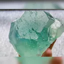 Natural Blue Heart Fluorite comes from Fujian,China 100*95*55MM - image 3