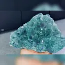 Natural Blue Heart Fluorite comes from Fujian,China 170*110*40MM - image 2