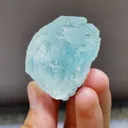 Natural Blue Heart Fluorite comes from Fujian,China 40*50*30MM - image 2