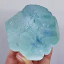 Natural Blue Heart Fluorite comes from Fujian,China 80*60*45MM - image 2
