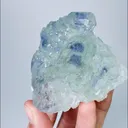 Natural Blue Heart Fluorite, Mineral Specimen: Fujian,China (75*65*40MM) - image 2