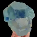 Natural Blue Heart Fluorite, Mineral Specimen: Fujian,China (95*65*105MM) - image 4